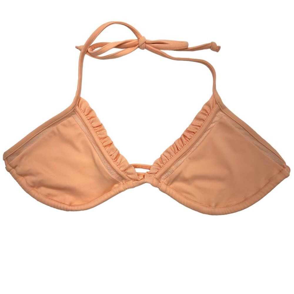 Victoria's Secret Ruffled Edge String Bikini Top (S)